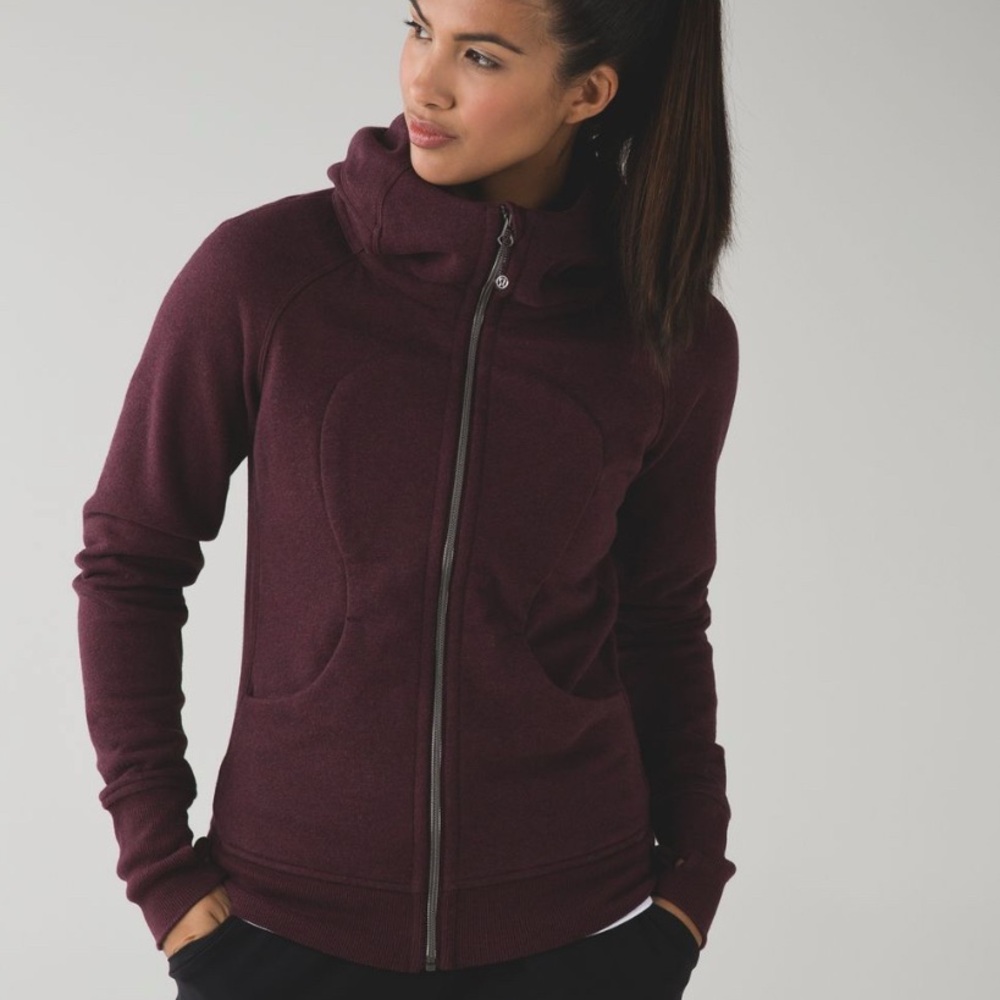 lululemon Heathered Bordeaux Drama Scuba Hoodie III